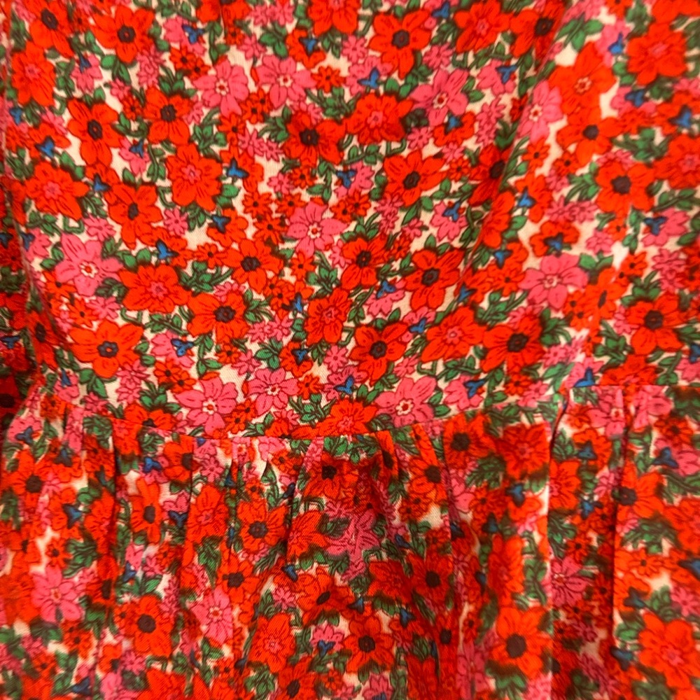 Natural Life Floral Red Sleeveless Top - Picture 3 of 7